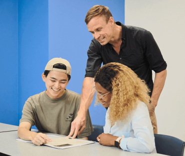 Interactive English class at Langports, English school, Brisbane